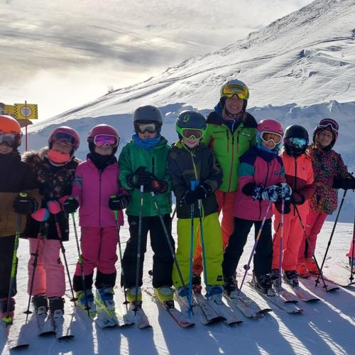 Die 3a und 3b bei der Skiwoche