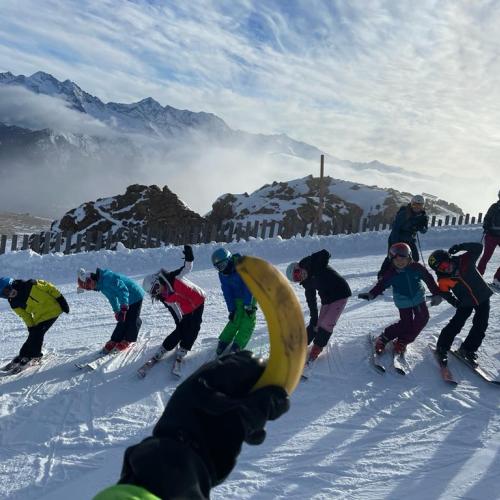 Die 3a und 3b bei der Skiwoche