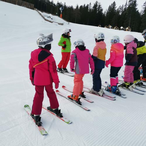 Die 3a und 3b bei der Skiwoche