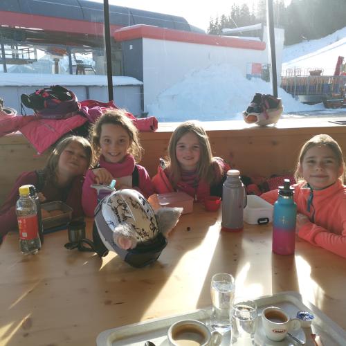 Die 3a und 3b bei der Skiwoche