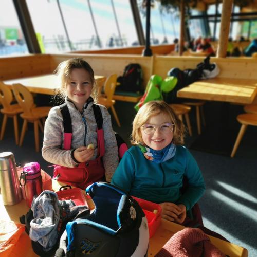 Die 3a und 3b bei der Skiwoche