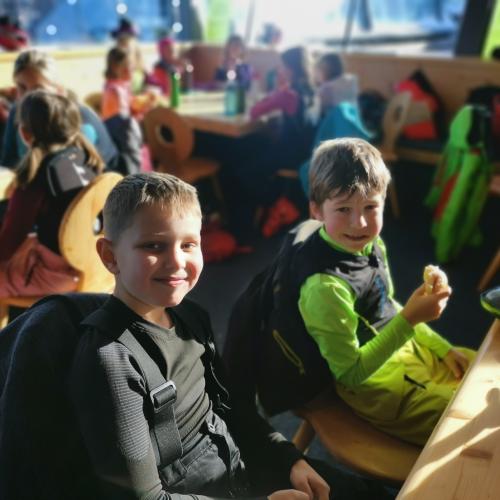 Die 3a und 3b bei der Skiwoche