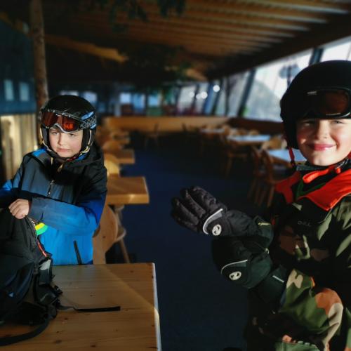 Die 3a und 3b bei der Skiwoche