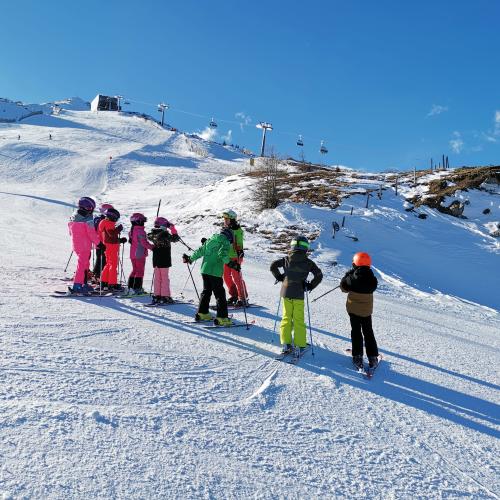 Die 3a und 3b bei der Skiwoche
