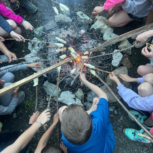 Der Abschlussausflug der diesjährigen 4. Klassen ging auf die Sattelbergalm!