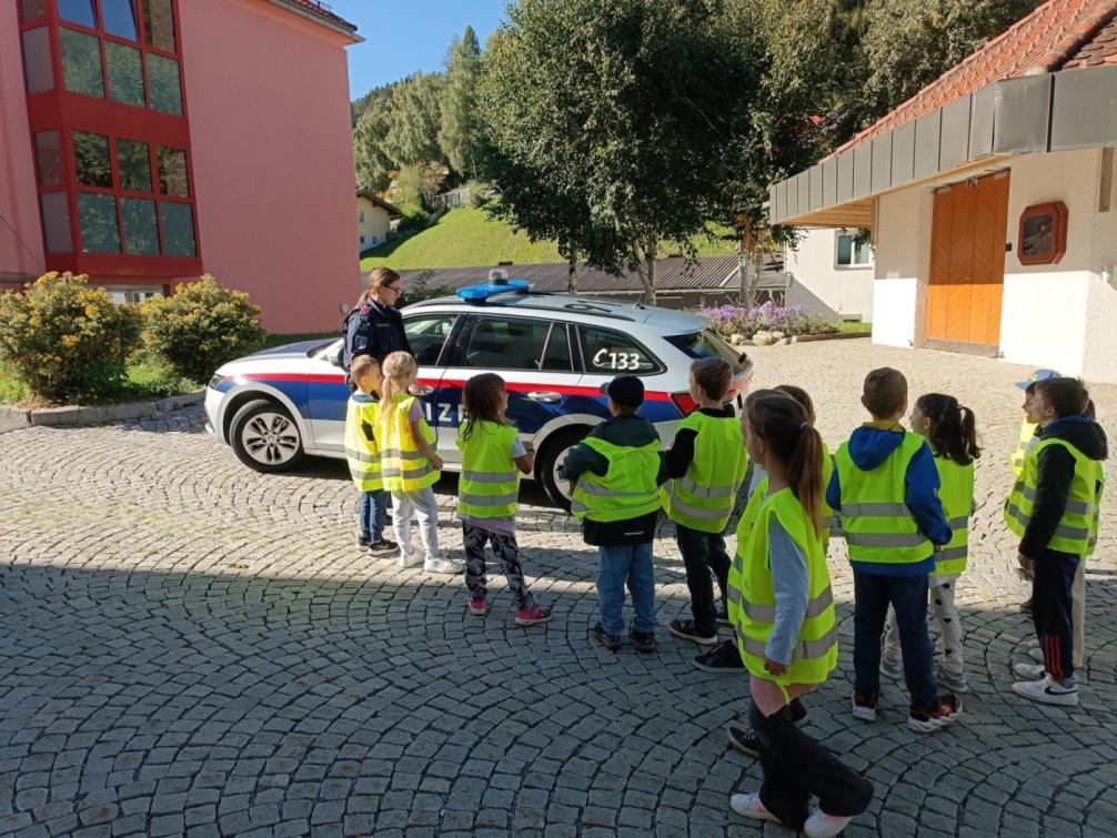Verkehrserziehung mit der Polizei
