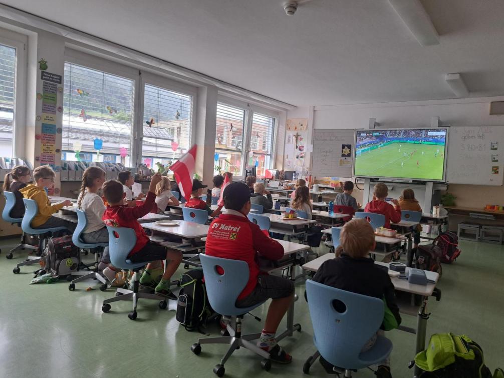 WM-Fieber in den 1. Klassen
