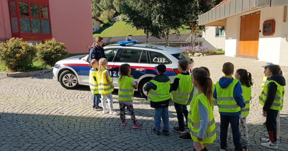 Verkehrserziehung mit der Polizei