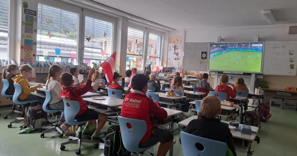 WM-Fieber in den 1. Klassen